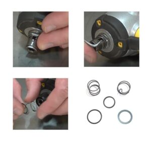 2 Set N078434 Spring Kits Fit DCF885 DCF886, Impact Wrench Spring Kit, Whole Set for Complete Installation