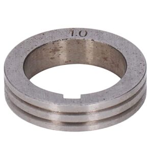 Welder Drives Roll, 5Pcs Stable Feeding High Accuracy Welders Wire Feed Roller 1.0‑1.2mm Grooves Bearing Steel Wear Resistant for Welding Components