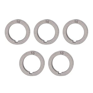 Welder Drives Roll, 5Pcs Stable Feeding High Accuracy Welders Wire Feed Roller 1.0‑1.2mm Grooves Bearing Steel Wear Resistant for Welding Components