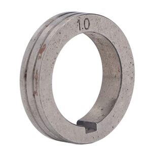 Welder Drives Roll, 5Pcs Stable Feeding High Accuracy Welders Wire Feed Roller 1.0‑1.2mm Grooves Bearing Steel Wear Resistant for Welding Components