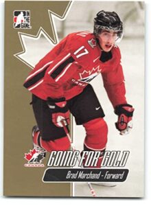 2007 in the game going for gold world juniors team #15 brad marchand nm-mt canada hockey