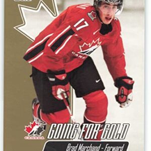 2007 In The Game Going For Gold World Juniors Team #15 Brad Marchand NM-MT Canada Hockey