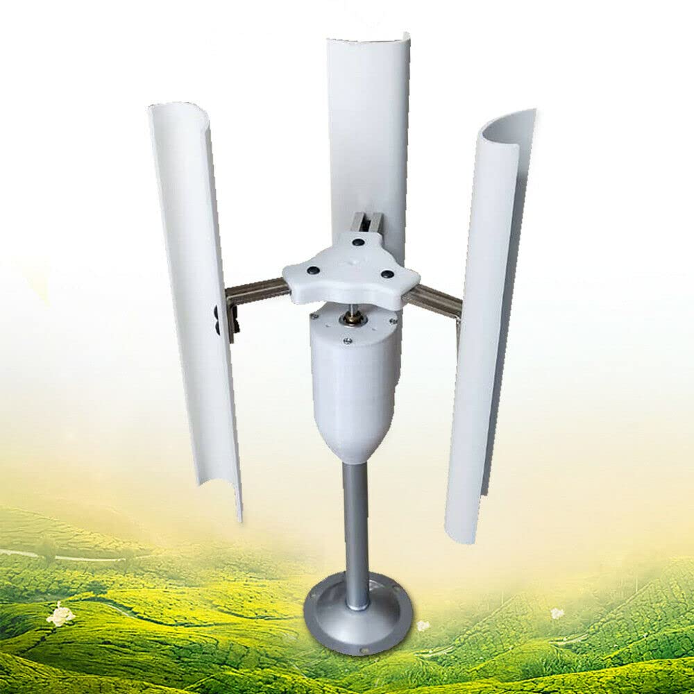 30W 3 Phase Permanent Magnet Small Wind Turbine Generator Kit DIY Vertical Axis Wind Turbine Model Toy Night Light Making 1-12V Windmill Power Teach Mode for Teaching Lectures(12V,30W)