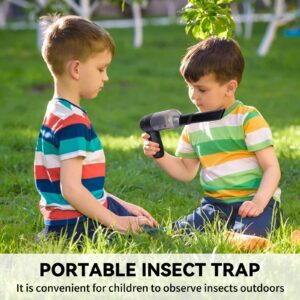 Vacuum Bug Catcher Spider and Inspect Traps Catcher with USB Rechargeable Battery Bug Pest Control, Inspections and Handheld Bug Catcher with Brush Head Fluke for Stink Bug, Beer, Pest Suction Trap