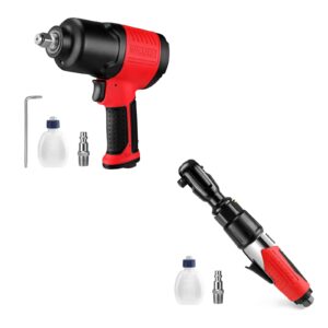 workpro 1/2" drive air impact wrench 3/8" air ratchet wrench