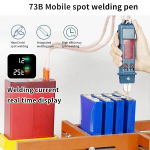 RCBDBSM 801D Battery Spot Welder 12 KW Capacitor Energy Storage Spot Welding Machine, Pulse Welding Machine for 18650 14500 Lithium Batteries Battery Pack Work