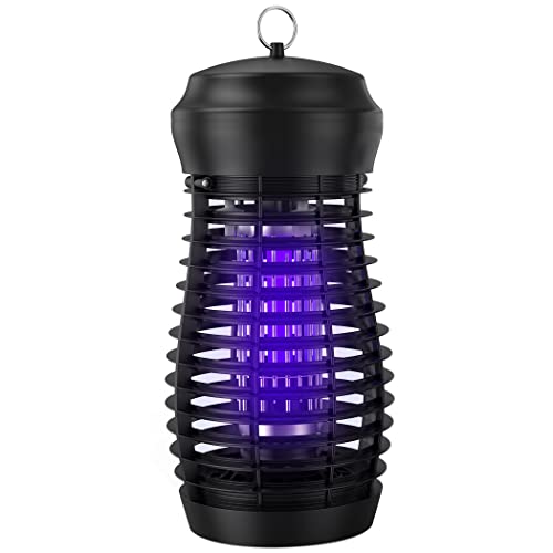 Kaocomo Bug Zapper for Outdoor - 15W High Powered Waterproof Electric Mosquitoes Zapper Killer, Insect & Fly Trap, Light Bulb Lamp