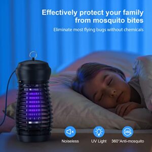 Kaocomo Bug Zapper for Outdoor - 15W High Powered Waterproof Electric Mosquitoes Zapper Killer, Insect & Fly Trap, Light Bulb Lamp