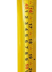 Greendale - 6 Pack of 25 ft Tape Measures / Measuring Tapes - Inches & Centimeters - Tough Outer Shell - Thumb and Quick Lock - Autowind - Belt Clip