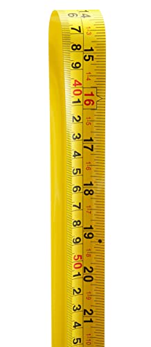 Greendale - 6 Pack of 25 ft Tape Measures / Measuring Tapes - Inches & Centimeters - Tough Outer Shell - Thumb and Quick Lock - Autowind - Belt Clip