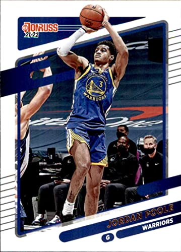 Jordan Poole 2021-22 Donruss #13 NM++ Warriors Basketball