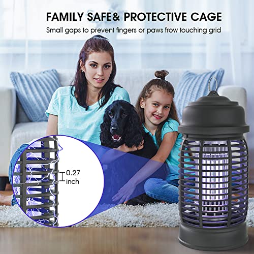 Bug Zapper, imirror Outdoor Bug Zapper, Waterproof Electronic Mosquito Zapper Fly Zapper for Outdoor and Indoor (20W-A)