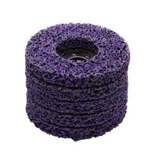 nakkaa 5 pcs 4-1/2" x 7/8" strip wheel stripping discs for angle grinders clean remove paint coating rust oxidation