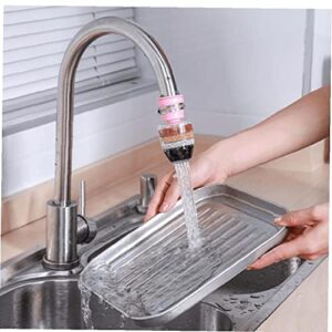 2pcs Kitchen Faucet Filter 6 Layers Water Purifier Filters Activated Carbon Filtration Spray Head Tap Nozzle Clean Faucet Accessories