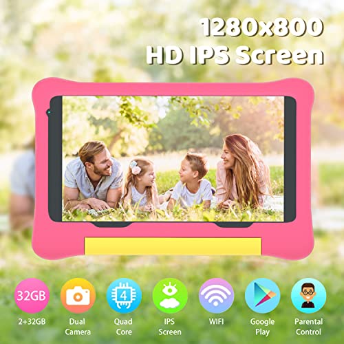 OLEXEX Kids Tablet 8 inch HD Display Android 11 Tablet for Kids 2GB RAM 32GB ROM 4000mAh Parental Control Kid-Proof Case Tablet Kids