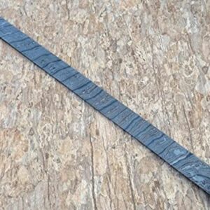 27 Inches Handmade Damascus Steel Blank Billet With Cable Twisted Pattern