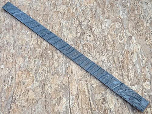 27 Inches Handmade Damascus Steel Blank Billet With Cable Twisted Pattern