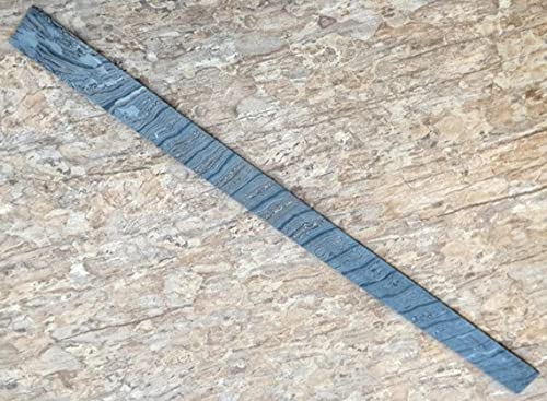 27 Inches Handmade Damascus Steel Blank Billet With Cable Twisted Pattern