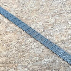 27 Inches Handmade Damascus Steel Blank Billet With Cable Twisted Pattern