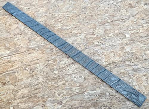 27 Inches Handmade Damascus Steel Blank Billet With Cable Twisted Pattern