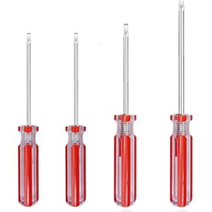 Square Head Screwdriver Set 4 Sizes, SKZIRI 4PCS Square Screwdriver Tool Kits Magnetic Tips SQ0 SQ1 SQ2 SQ3