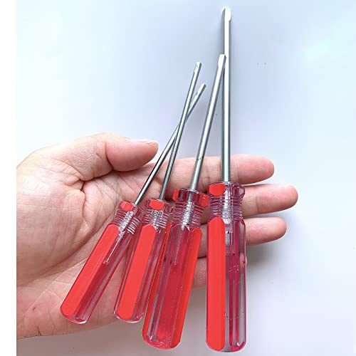 Square Head Screwdriver Set 4 Sizes, SKZIRI 4PCS Square Screwdriver Tool Kits Magnetic Tips SQ0 SQ1 SQ2 SQ3