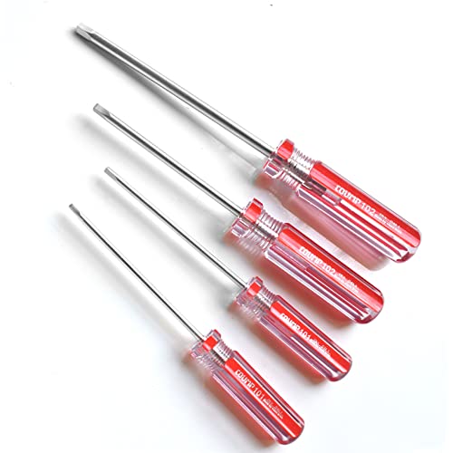 Square Head Screwdriver Set 4 Sizes, SKZIRI 4PCS Square Screwdriver Tool Kits Magnetic Tips SQ0 SQ1 SQ2 SQ3