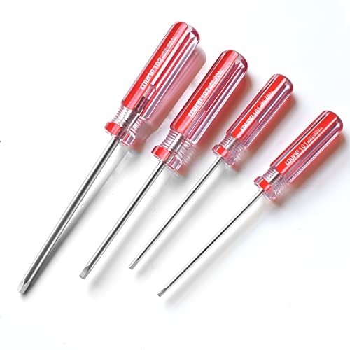 Square Head Screwdriver Set 4 Sizes, SKZIRI 4PCS Square Screwdriver Tool Kits Magnetic Tips SQ0 SQ1 SQ2 SQ3