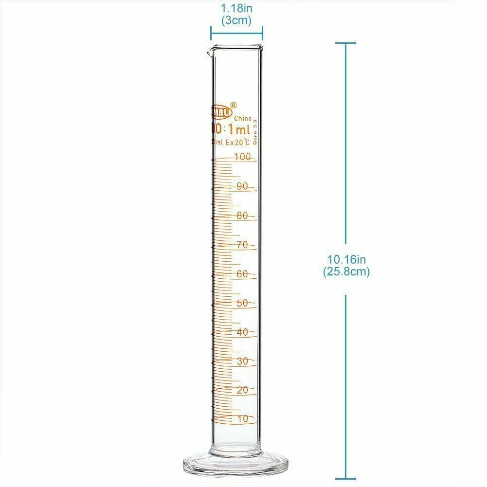 5 Pieces Alcoholmeter Accurate Alcohol Hydrometer Kit 0-100% ABV, for Spirits Whiskey Moonshine Distilling Liquor Testing with Glass Test Jar Wooden Storage Box (Wooden Box)