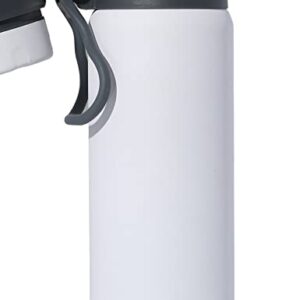 Insulated Water Bottle Stainless Steel Water Bottles Wide Mouth White 25 oz