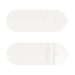 12 Pcs Flea Trap Refill Discs 5.4" Replacement Glue Boards with Hole Fits Flea Traps for Inside Your Home, Sticky Pads for Fleas, Bugs, Flies, Mosquitos, etc