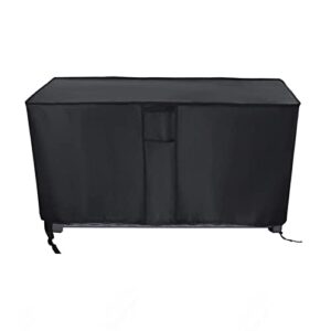 jungda outdoor deck storage box cover for lifetime 116 gallon deck boxes,waterproof patio storage box cover - 51 x 26 x 26 inch