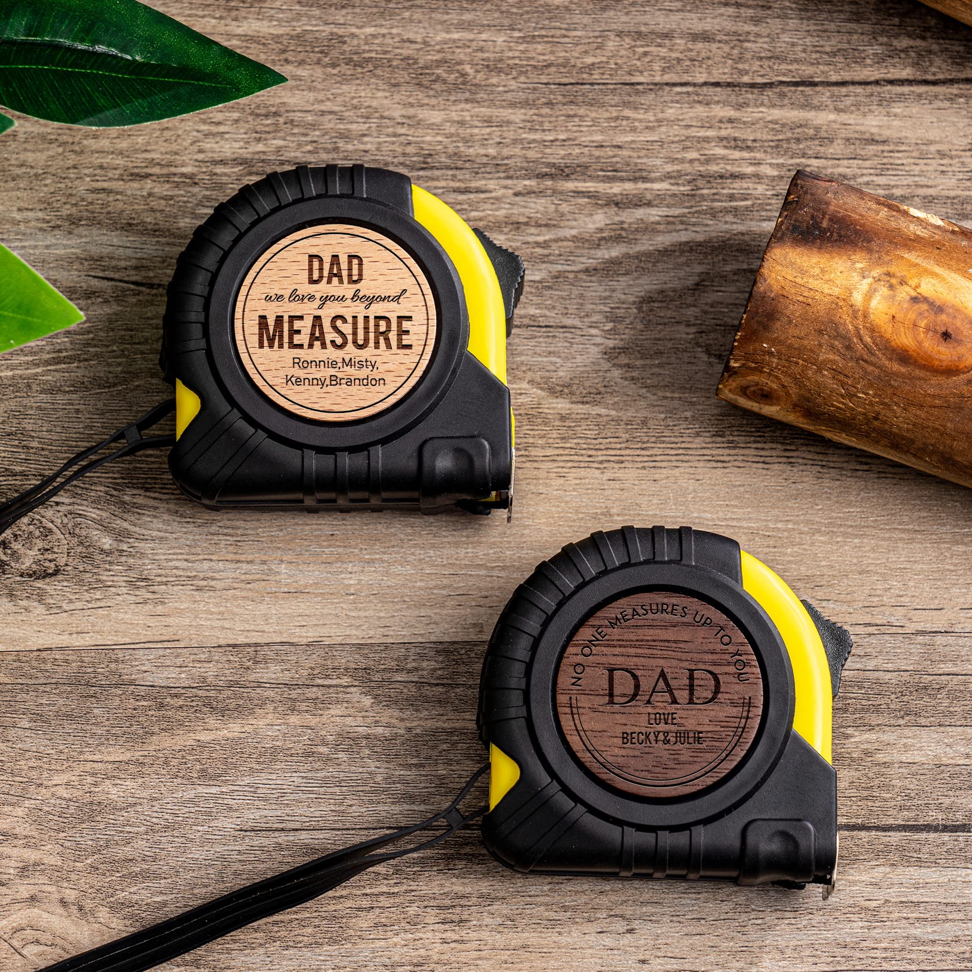 Personalized Tape Measure, Engraved Tape Measure, Christmas Birthday Gift for Dad Grandpa, Fathers Day Gift, No One Measures Up to You, Loved Beyond Measure