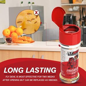 Fruit Fly Trap - Fly Devil - for Indoor Fruit Fly Use - Non-Toxic (2-Pack) Traps Fruit Flies - Fruit Fly Killer