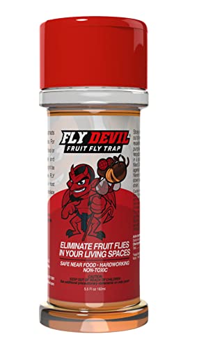 Fruit Fly Trap - Fly Devil - for Indoor Fruit Fly Use - Non-Toxic (2-Pack) Traps Fruit Flies - Fruit Fly Killer