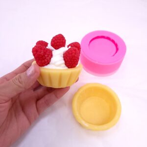 Mini pie crust realistic Tart crusts great quality Wax mold Resin mold Soap mold Realistic Flexible mold