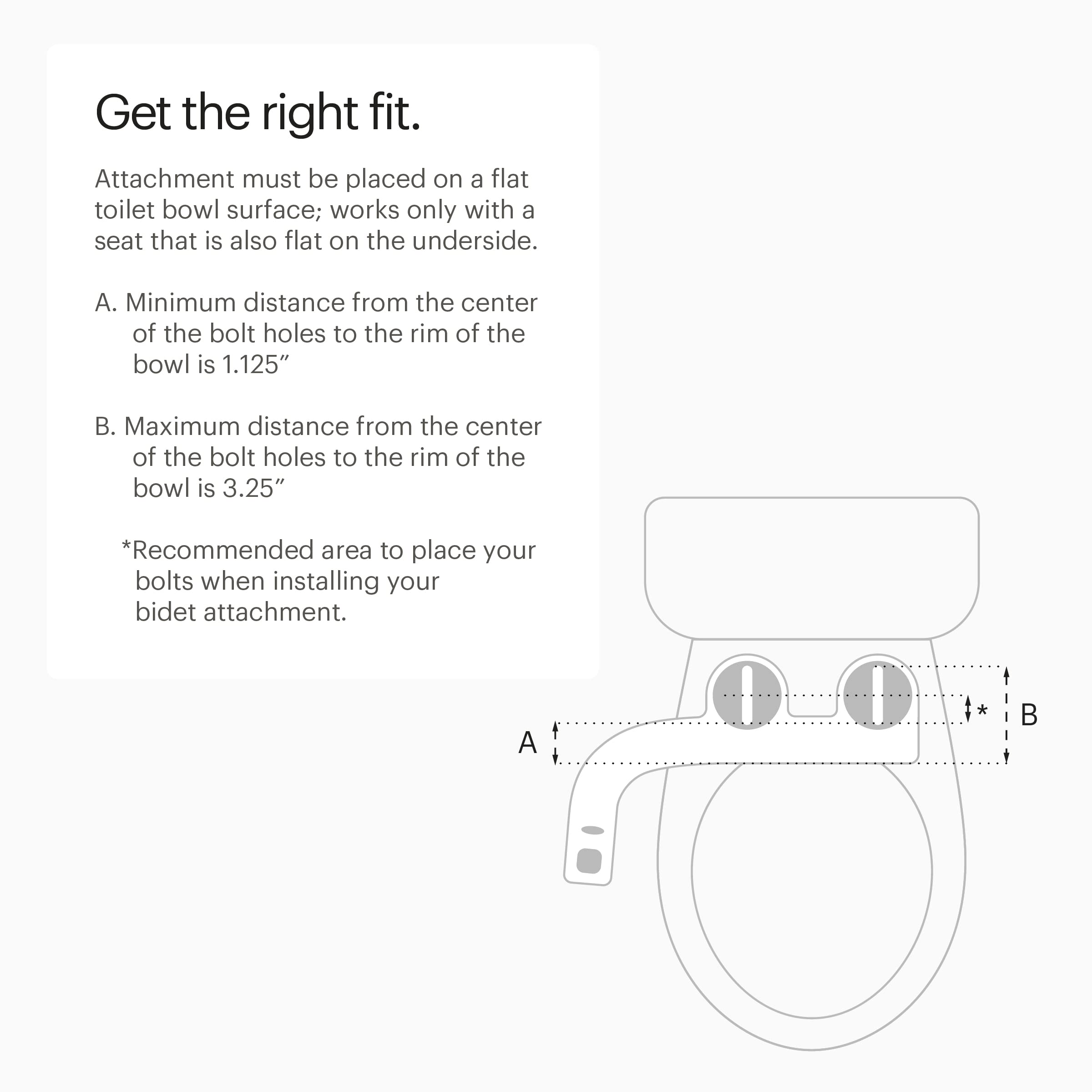 Brondell FSP-250 FreshSpa Thinline Precision Essential Bidet Attachment for Toilet Seats with Adjustable Water Pressure, Side Arm Control, Thin Profile, White (Dual Nozzles)