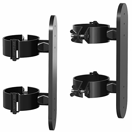 ONKRON Power Strip Surge Protector Mounting Bracket for TS1881 TV Stand Column Diameter 50 mm (APS1881) Black