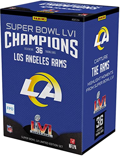 Los Angeles Rams Panini Super Bowl LVI Champions Team Box Set