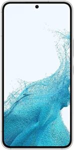 samsung galaxy s22 smartphone, android cell phone, 128gb, 8k camera & video, brightest display, long battery life, fast 4nm processor - verizon (renewed) (phantom white)