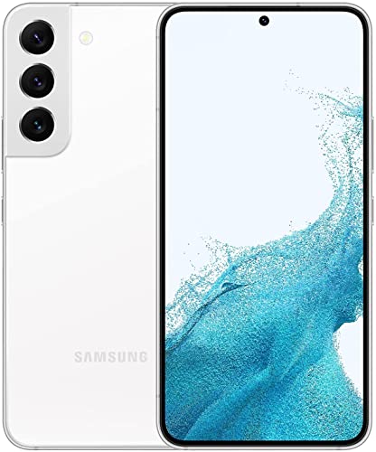 SAMSUNG Galaxy S22 Smartphone, Android Cell Phone, 128GB, 8K Camera & Video, Brightest Display, Long Battery Life, Fast 4nm Processor - Verizon (Renewed) (Phantom White)