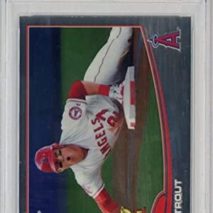 Graded 2013 Topps Chrome Mike Trout #1 Sliding Rookie Cup RC Baseball Card PSA 10 Gem Mint