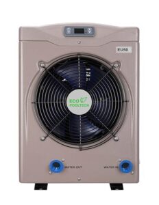 ecopooltech-swimming pool heat pump-swimming pool heater-for above ground pools, up to 5000gallons, 14000btu/hr, titanium heat exchanger.…