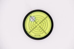 high spxatrew high precision bubble spirit level with magnetic, diameter 2.36"60mm ，thinckness12mm,accuracy 15'/2 mm circular degree marked surface level inclinometers for surveying (mut-2-12)