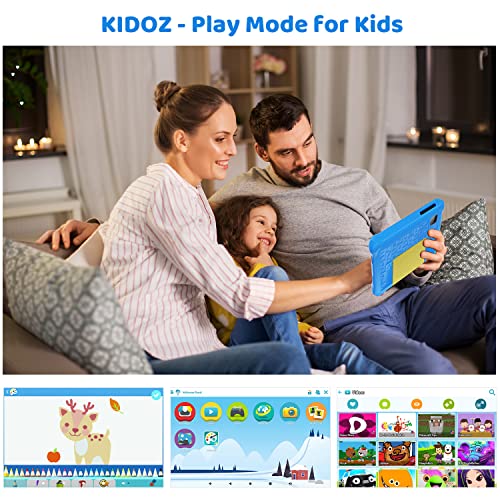 Hyjoy Kids Tablet 7" HD Display, Android 11 Tablet for Kids 2GB RAM 32GB ROM Parental Control Tablets (Blue)