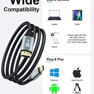 Fastdot USB C to HDMI Cable 6ft/1.8M (4K@30Hz), Thunderbolt 3 Compatible USB Type C HDMI Cable Compatible for MacBook Pro MacBook Air iPad Pro iMac ChromeBook Pixel