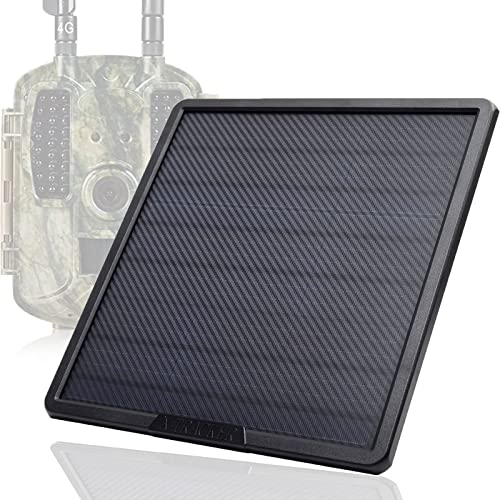 X-TRACKER Trail Camera Solar Panel, 10W Solar Panel Battery Charger Kit 12V/9V/6V with Build-in 25000mAH Rechargeable Lithium Battery IP66 Waterproof Hunting Accessory (Weather Resistant)