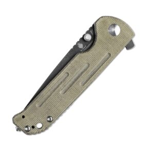 Kizer Justice Pocket EDC Knife, N690 Steel Outdoor Camping Tools, Green Micarta Handle Folding Knife, V4543N4