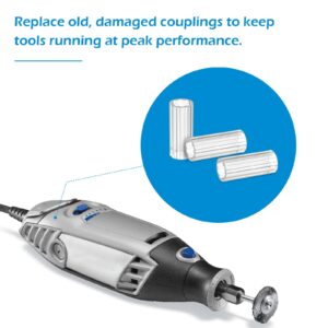 Replacement 395 Rotary Multi Tool Coupling Compatible with Dremel Parts 2615294309-4 Pack