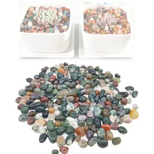 dark green pebbles for planters, 0.4-0.7inch succulents plants decorative stones, dark green polished rocks and dark green river gravel for home indoor bamboo cactus air plants bonsai decoration1lbs